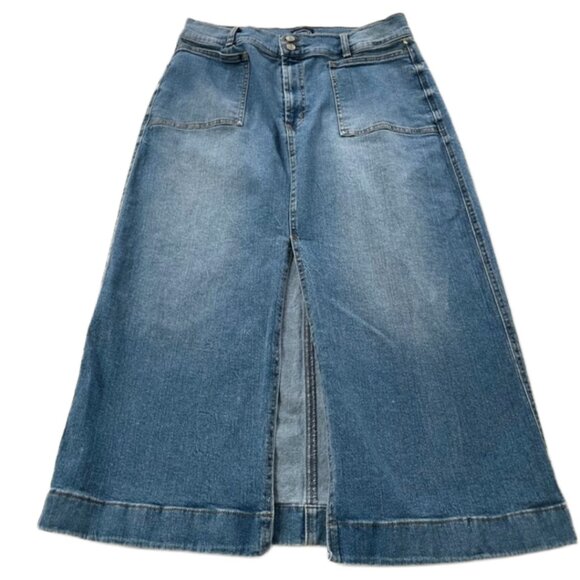 Scoop Y2K Denim Maxi Skirt, Size 10 - Picture 1 of 8